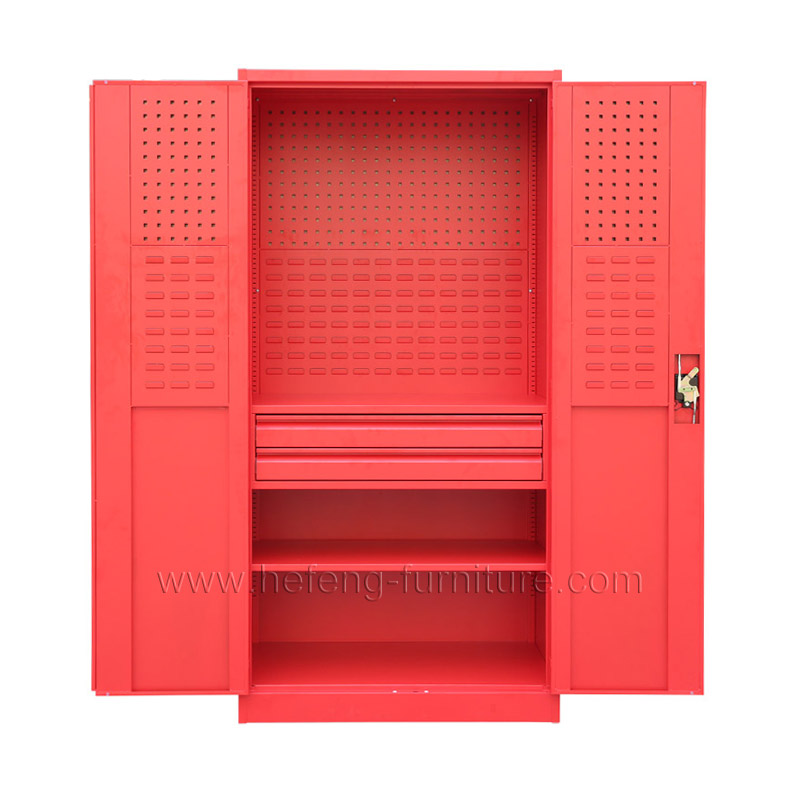 Red Tool Cabinet with Drawers