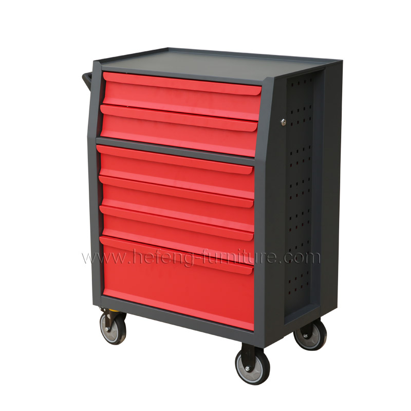 Industrial Tool Trolley With Dark Grey Body