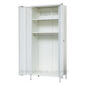 2 door wardrobe cabinet with adjustable shelves