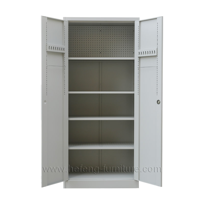 Steel Garage Storage Cabinets with Pegboard