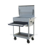 utility cart with box and drawer