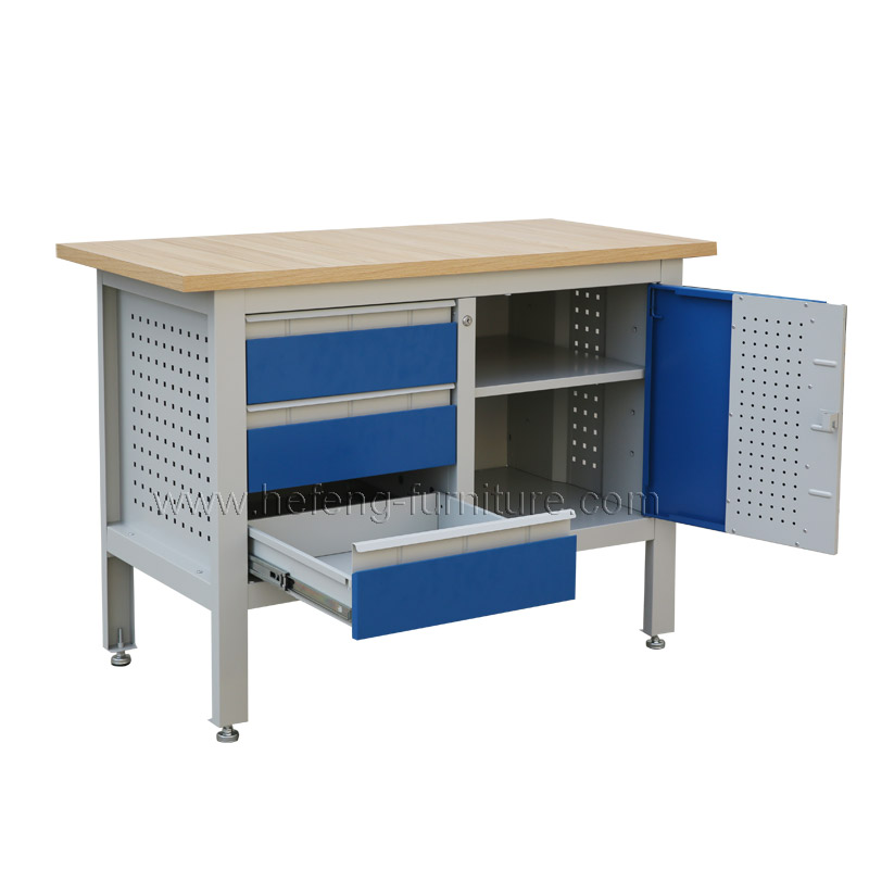 workbench with storage for workshop