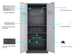 garage storage cabinets black