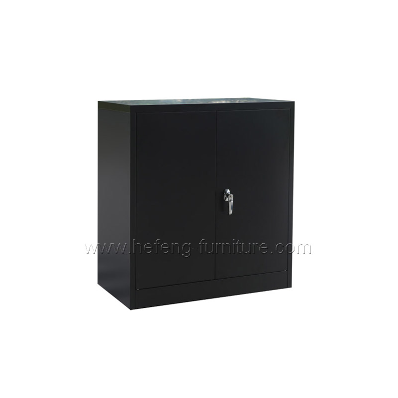 Metal Storage Cabinet in Black