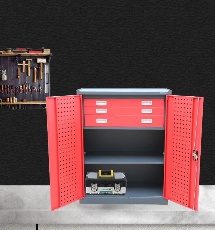 Metal Storage Cupboard with drawers