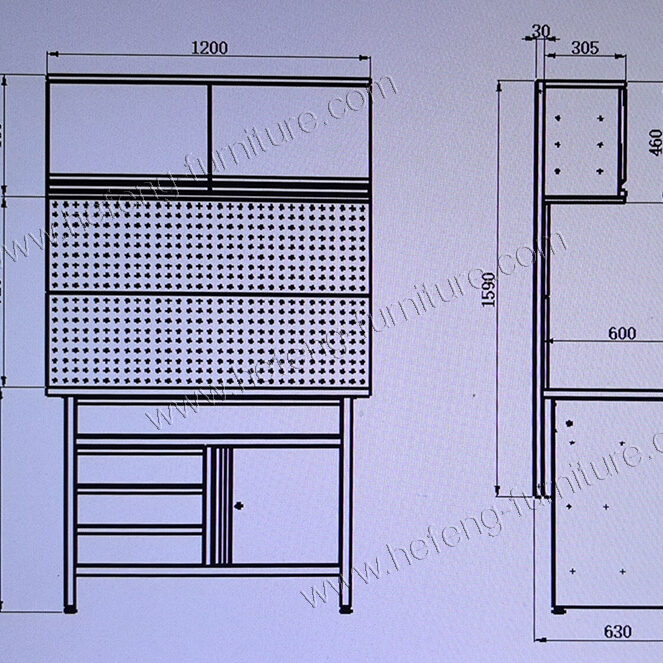 garage storage workbench