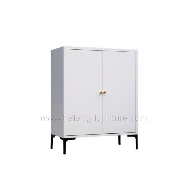 2 Door Steel Cupboard with Legs for Home Use