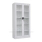 Full Height Glass Door Steel Cupboard Cabinet (1)
