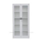 Full Height Glass Door Steel Cupboard Cabinet (3)