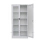 Full Height Glass Door Steel Cupboard Cabinet (5)