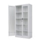 Full Height Glass Door Steel Cupboard Cabinet (8)