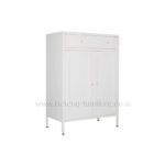 Metal Shoes Storage Cabinet with Drawers