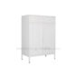 Metal Shoes Storage Cabinet with Drawers