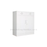 Metal Storage Cabinet with Locking Doors and Adjustable Shelf