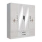 Printed 4 Doors Home Wardrobe with Drawers (1)