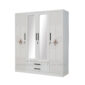 Printed 4 Doors Home Wardrobe with Drawers (6)