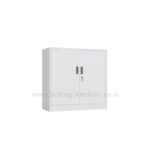 Small Metal Storage Cabinet with Locking Doors (1)