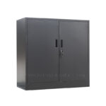 Small Metal Storage Cabinet with Locking Doors (2)