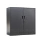 Small Metal Storage Cabinet with Locking Doors (2)