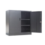 Small Metal Storage Cabinet with Locking Doors (3)