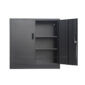 Small Metal Storage Cabinet with Locking Doors (4)