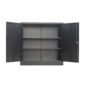 Small Metal Storage Cabinet with Locking Doors (5)