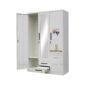 Steel Wardrobe Cabinet With Drawers (4)