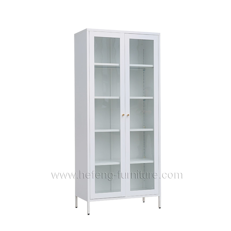 display cabinet with glass doors (1)