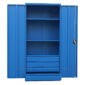 Metal Storage cabinets with doors and Shelves